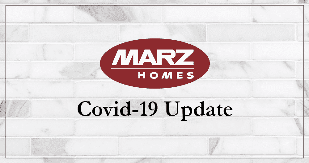 COVID-19 Statement from Marz Homes