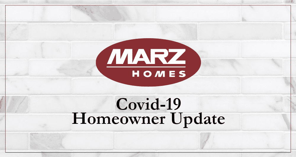 Covid-19 Homeowner Update